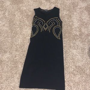 Bebe Black bodycon cocktail dress